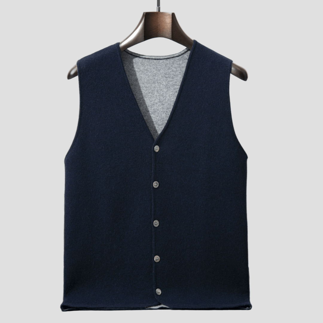 Oscar | Klassisk Button-Front Kashmir Cardigan