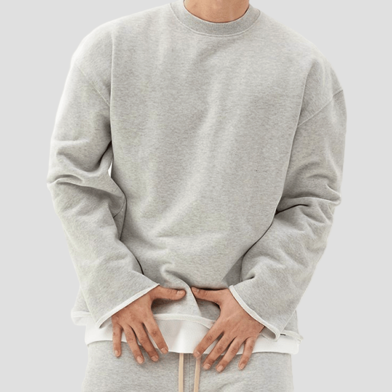 Bror | Mode enfärgad löst sittande sweatshirt