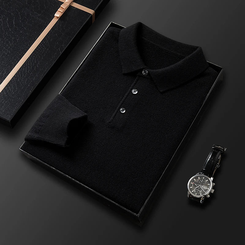 Blasius | Högkvalitativ herrpolo sweater