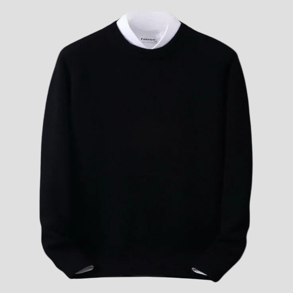 Kalle | Avslappnad herr långärmad crewneck sweater