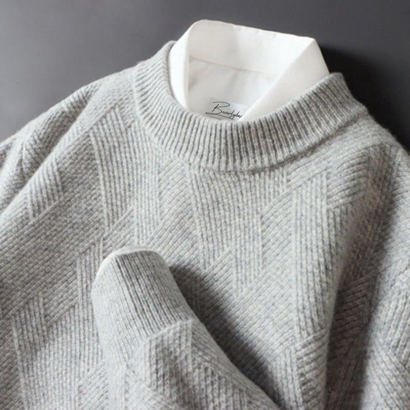 Milo | Elegant herrkashmirsweater i olika färger