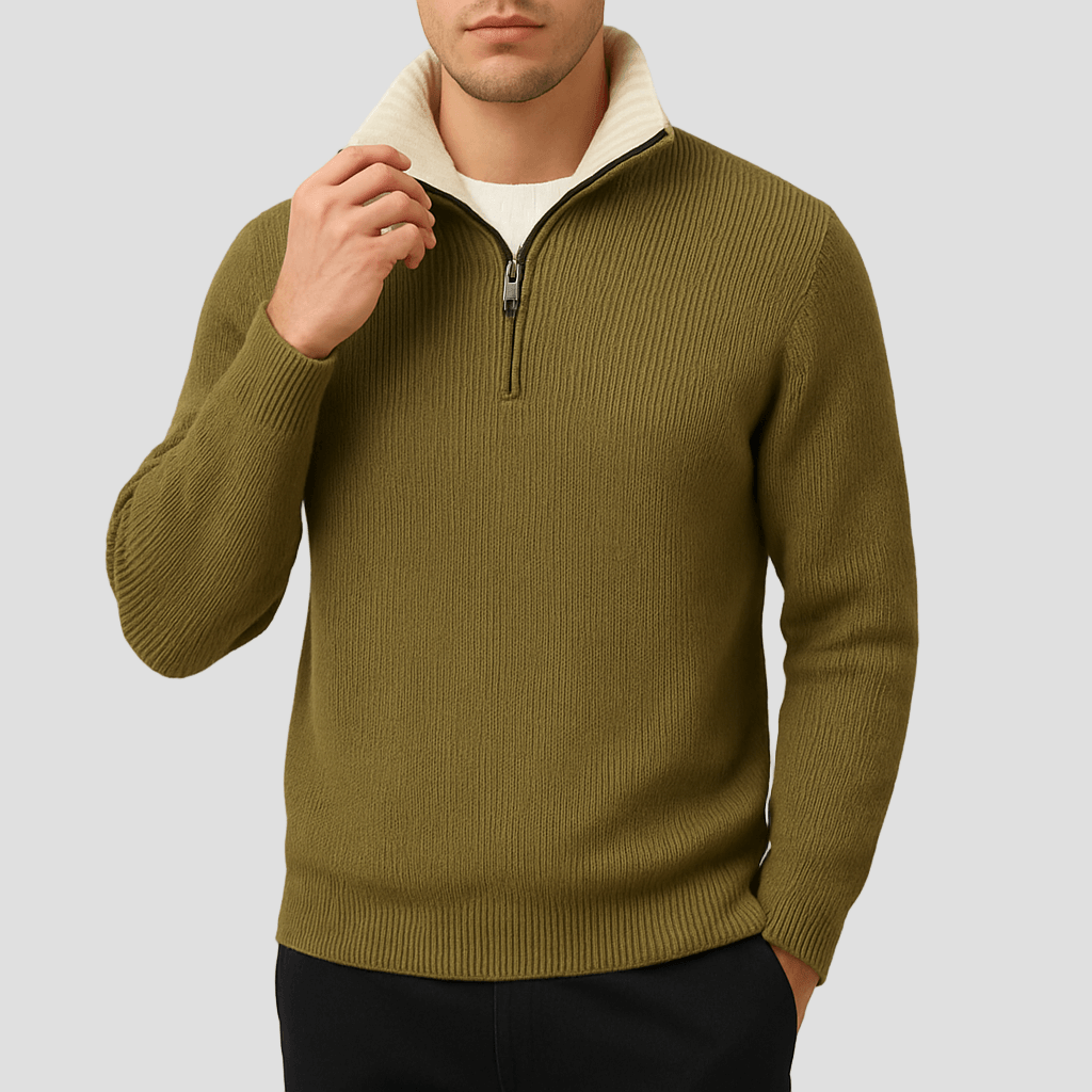 Chase | Alpina kvart dragkedja sweater