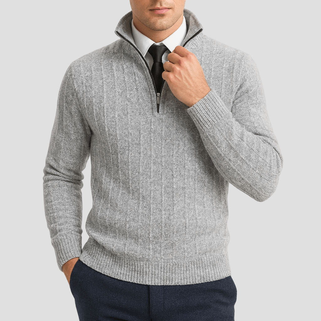 Sebastian | Mysig kabelstickad sweater