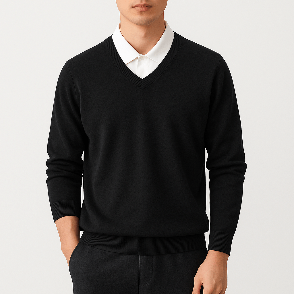 Kalle | Elegant v-ringad sweater