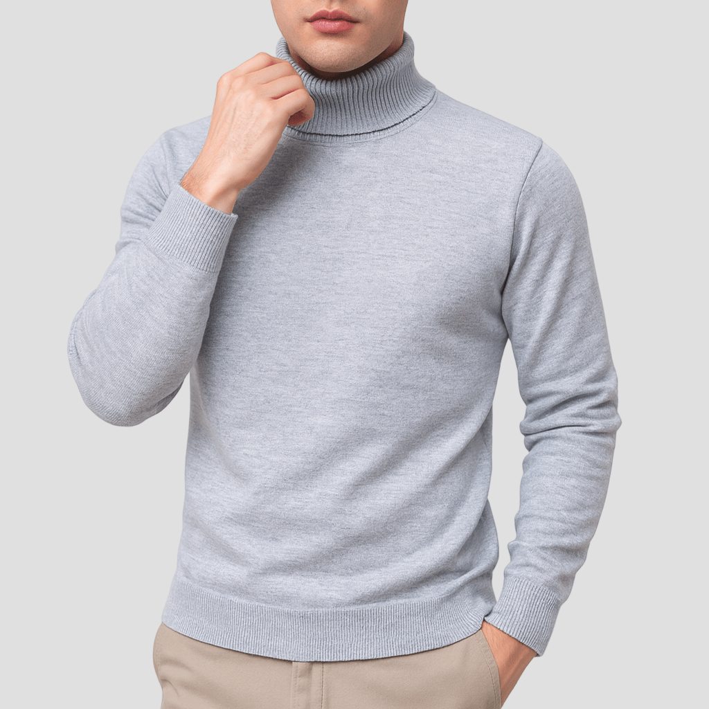 Bengt | Enfärgad turtleneck sweater