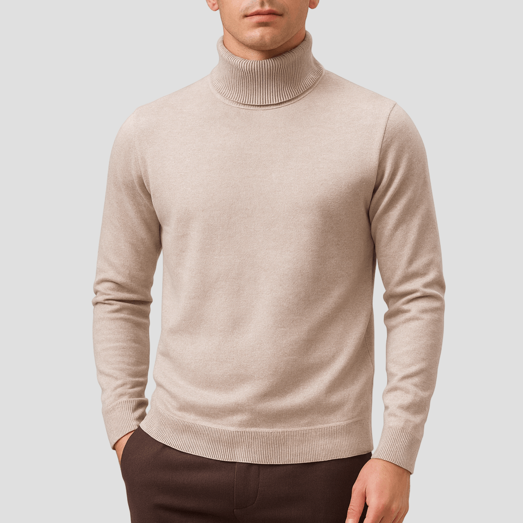 Bengt | Enfärgad turtleneck sweater
