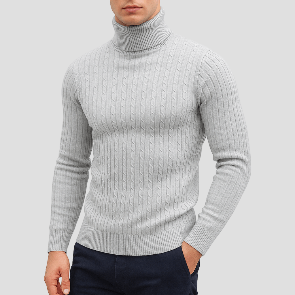 Olle | Mysig turtleneck ullsweater