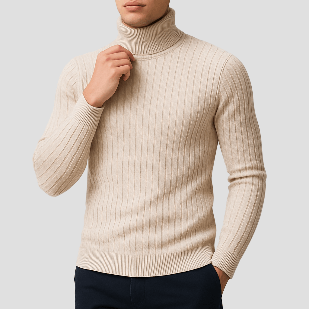 Olle | Mysig turtleneck ullsweater