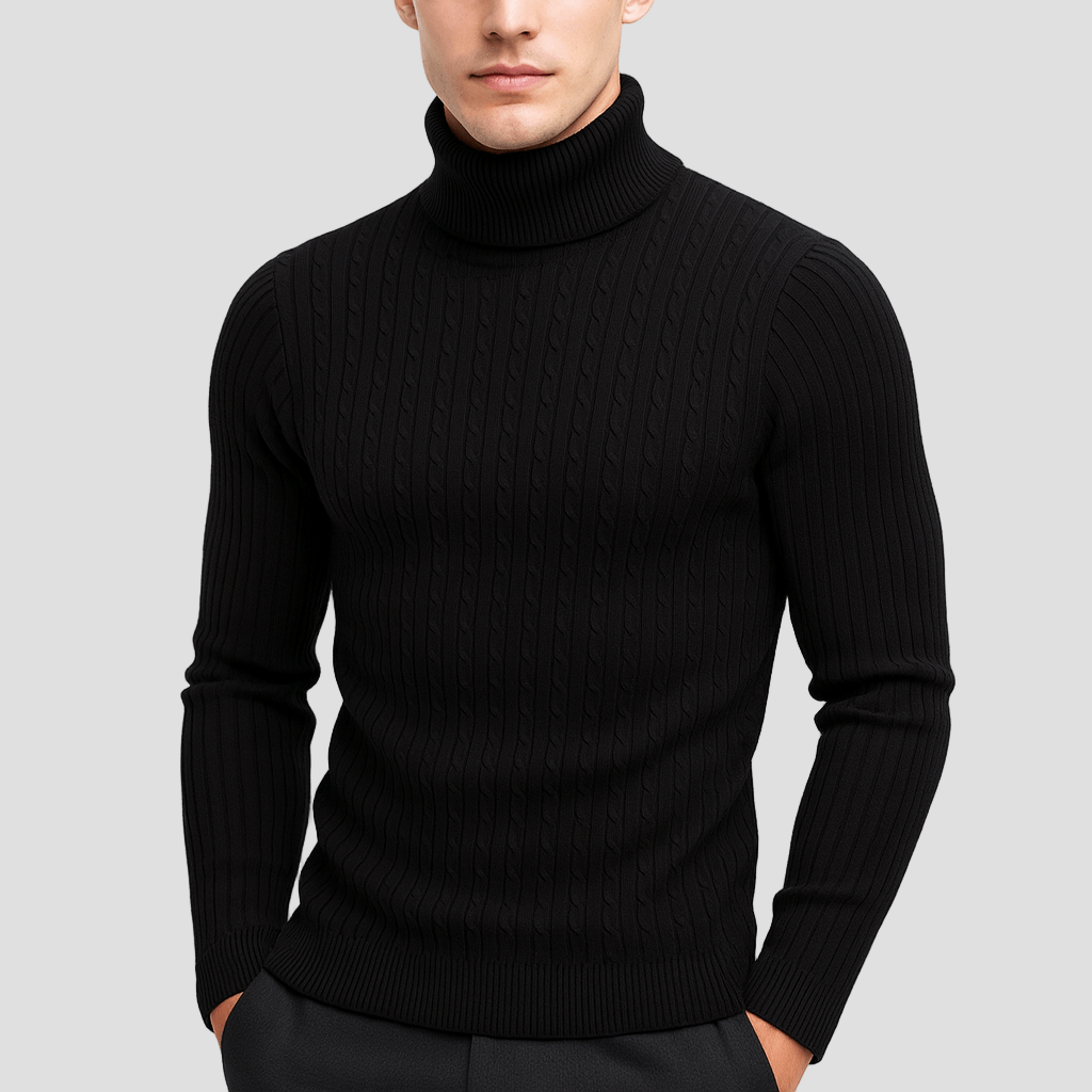 Olle | Mysig turtleneck ullsweater