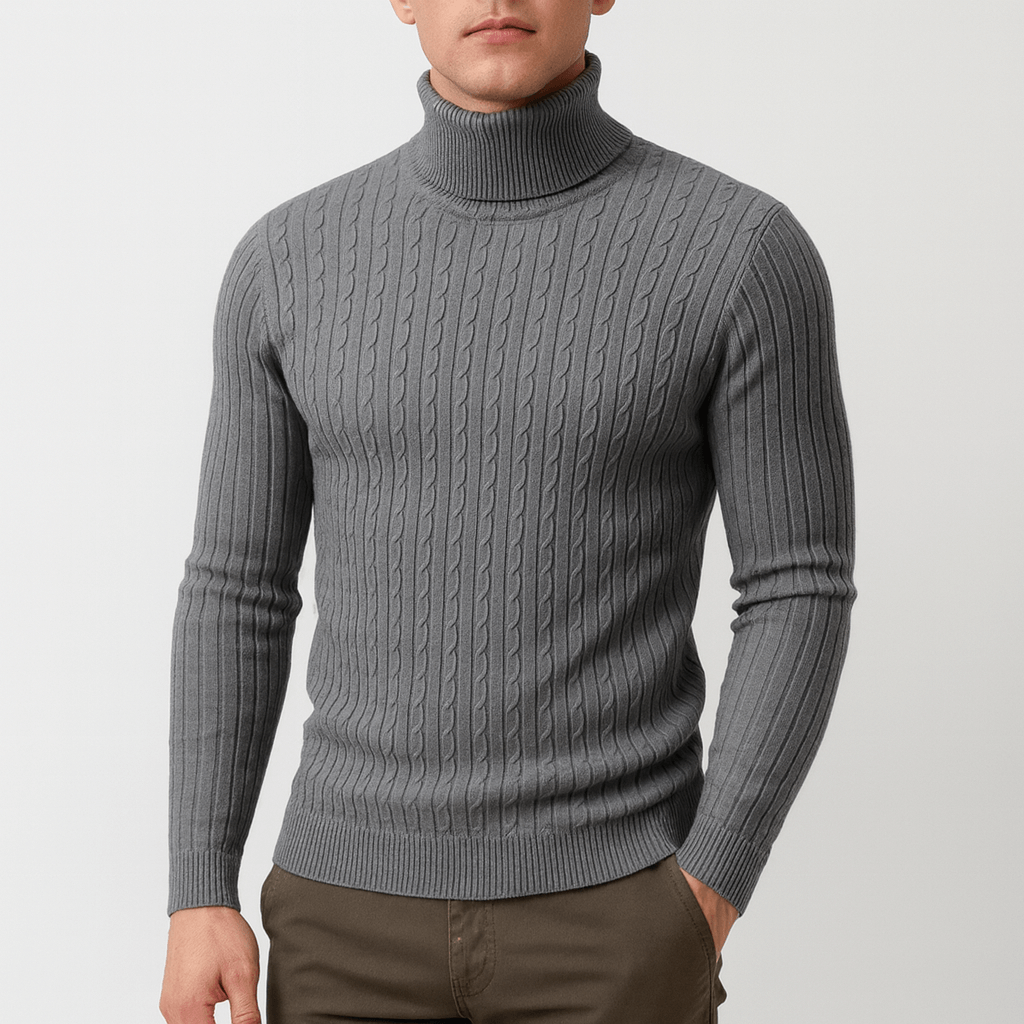 Olle | Mysig turtleneck ullsweater