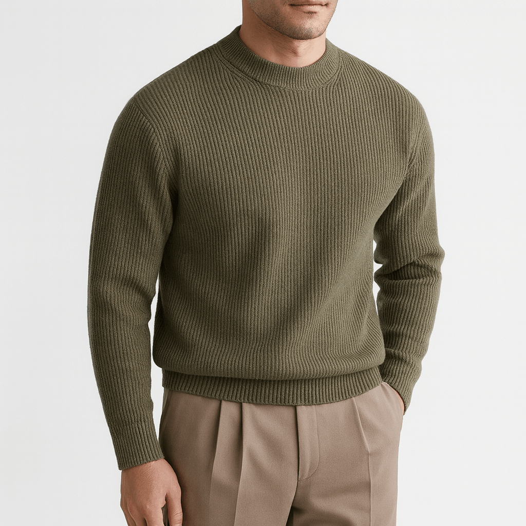 Kalle | Ribbad ullsweater