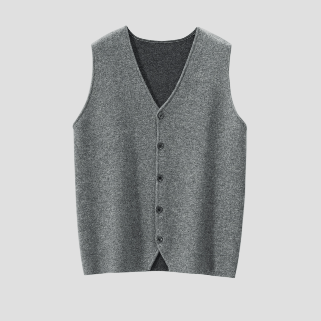 Oscar | Klassisk Button-Front Kashmir Cardigan