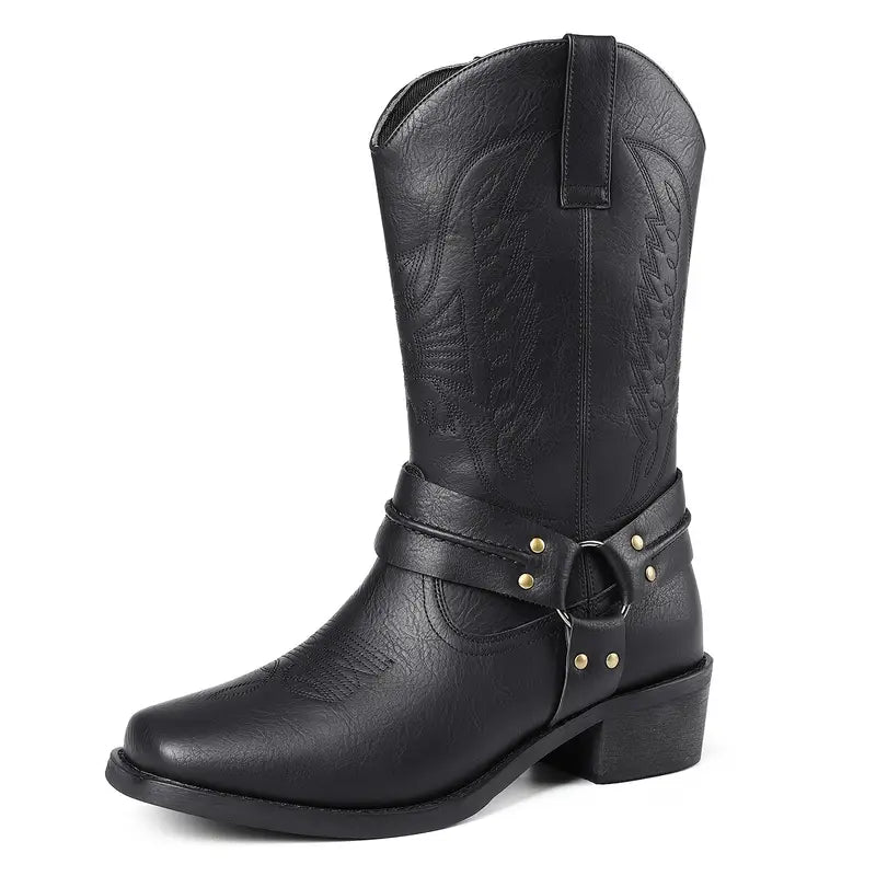 Levi | Västerländska läder cowboy stövlar för män