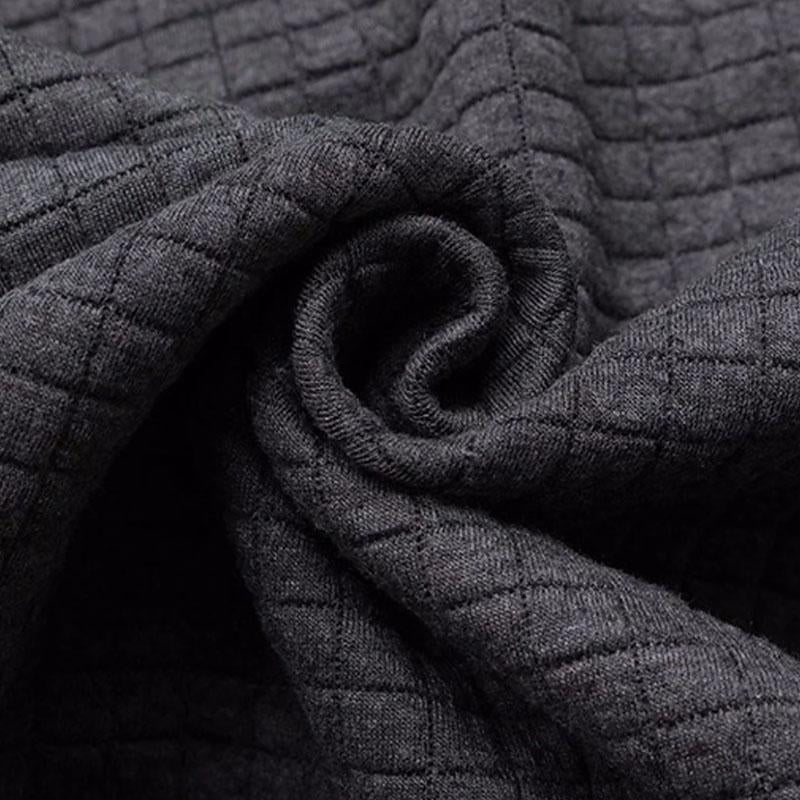 Frans | Avslappnad enfärgad långärmad huva