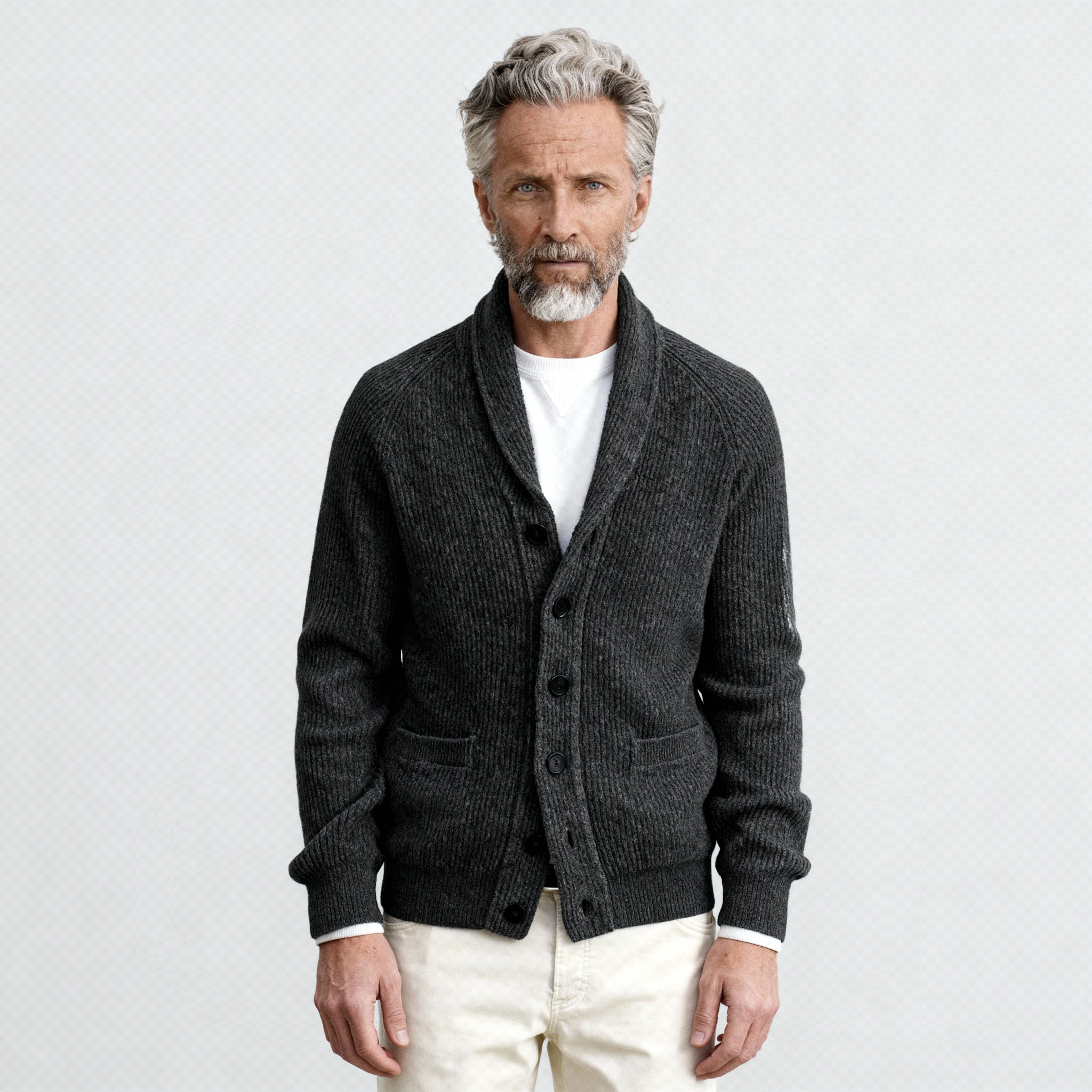 Niklas | Ull Cardigan