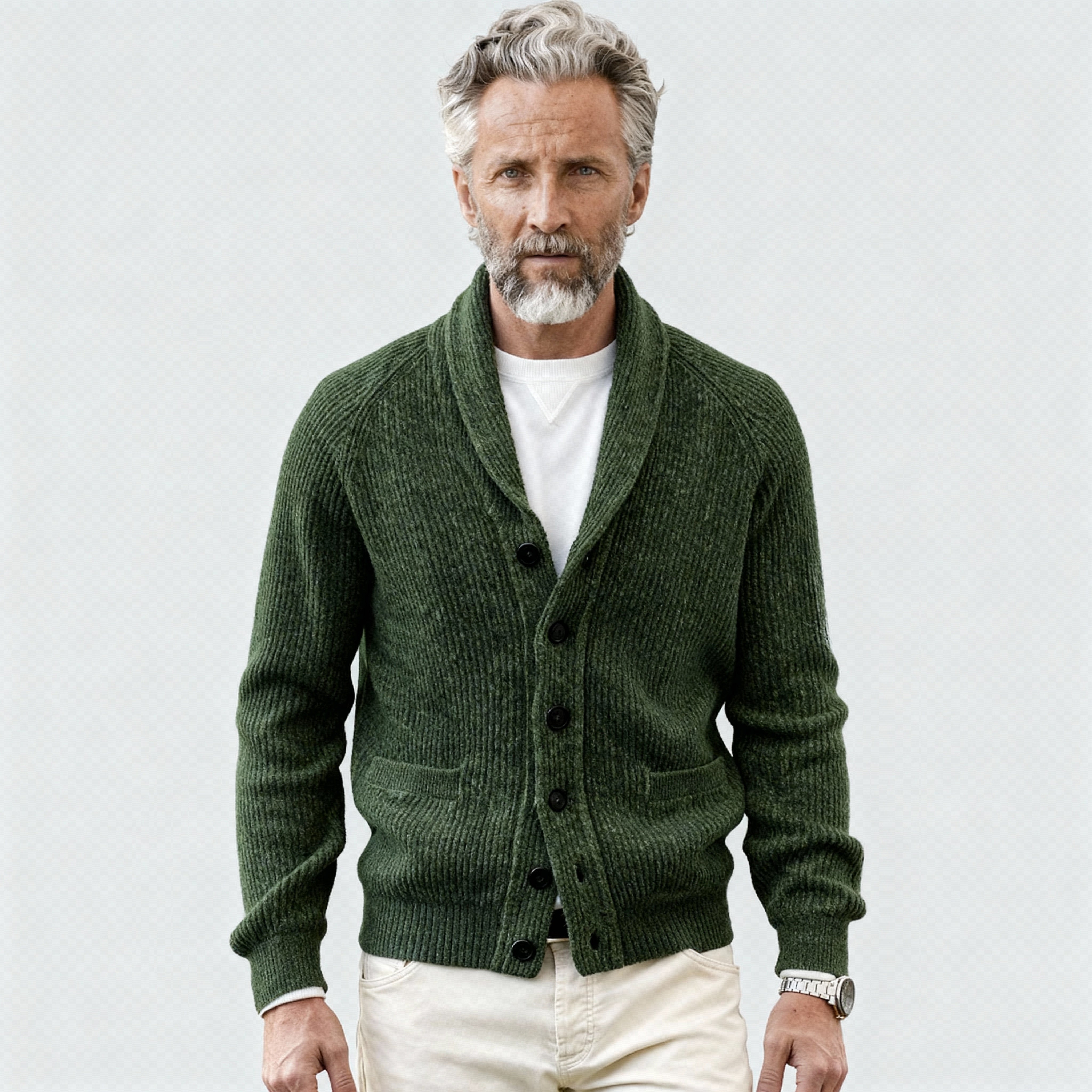 Niklas | Ull Cardigan