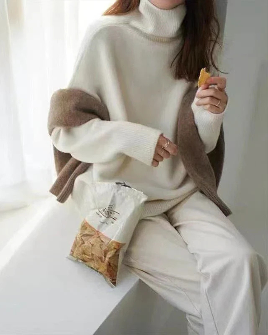 Ingrid | Elegant Mysig Polotröja för Kvinnor