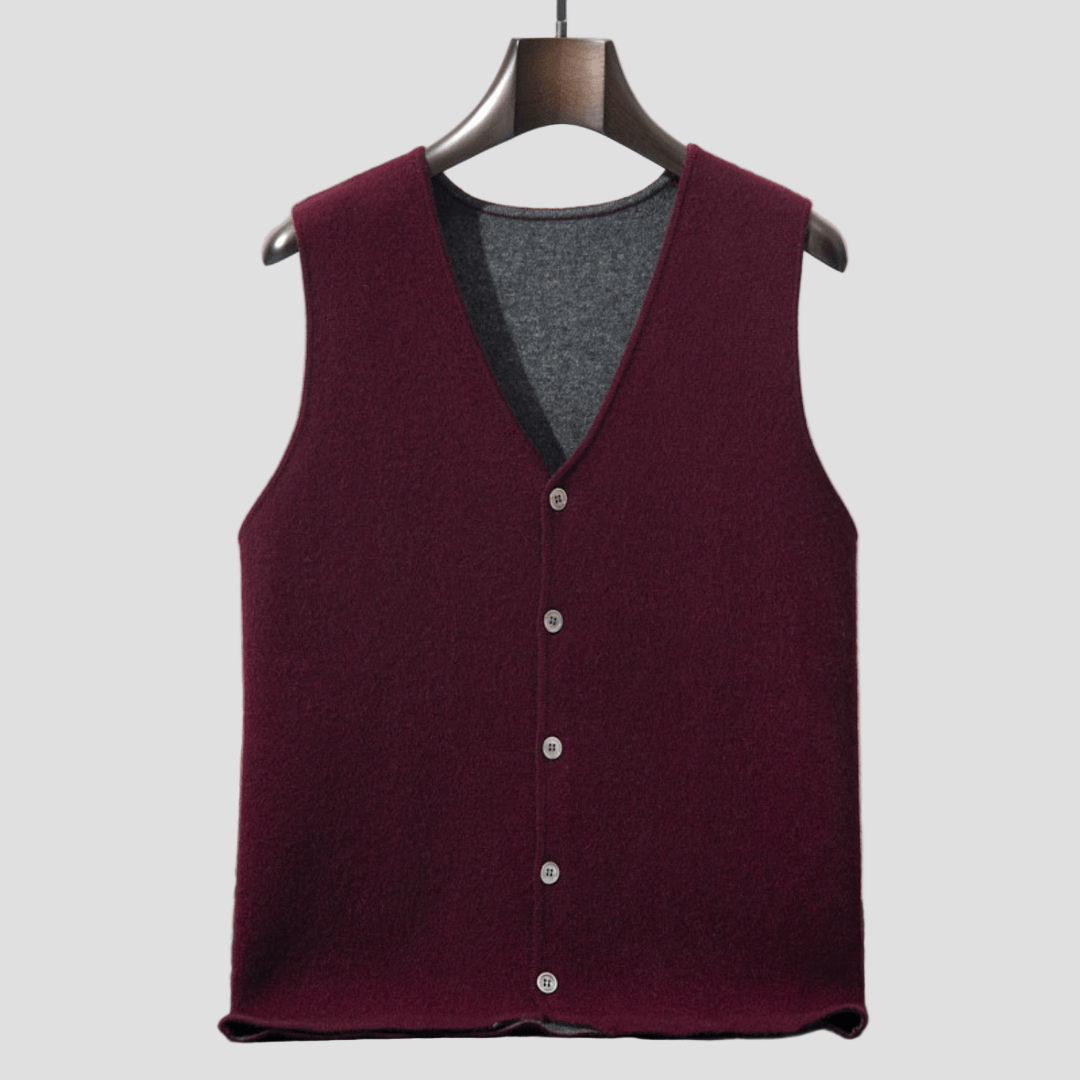 Oscar | Klassisk Button-Front Kashmir Cardigan