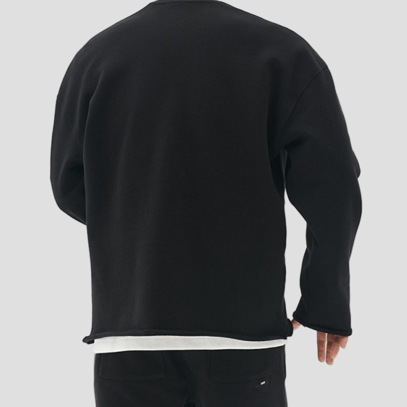 Bror | Mode enfärgad löst sittande sweatshirt