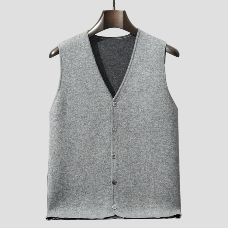 Oscar | Klassisk Button-Front Kashmir Cardigan