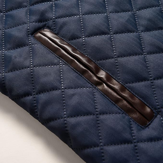 Logan | Herrquiltad mockakant vinterjacka