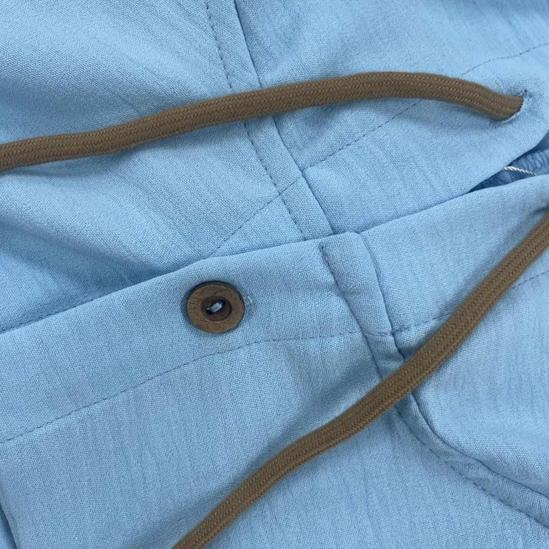 Kalle | Enfärgad enkelknäppt långärmad huva