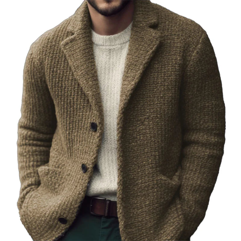 Kevin | Herrarnas Stickad Cardigan