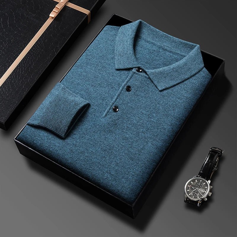 Blasius | Högkvalitativ herrpolo sweater