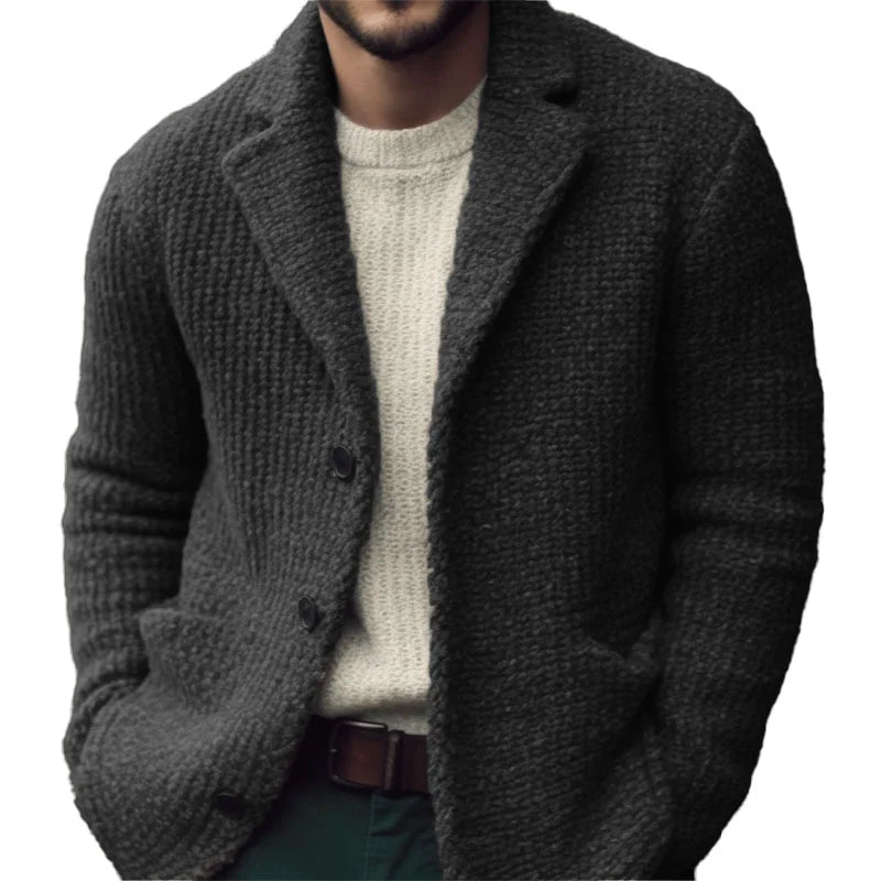 Kevin | Herrarnas Stickad Cardigan