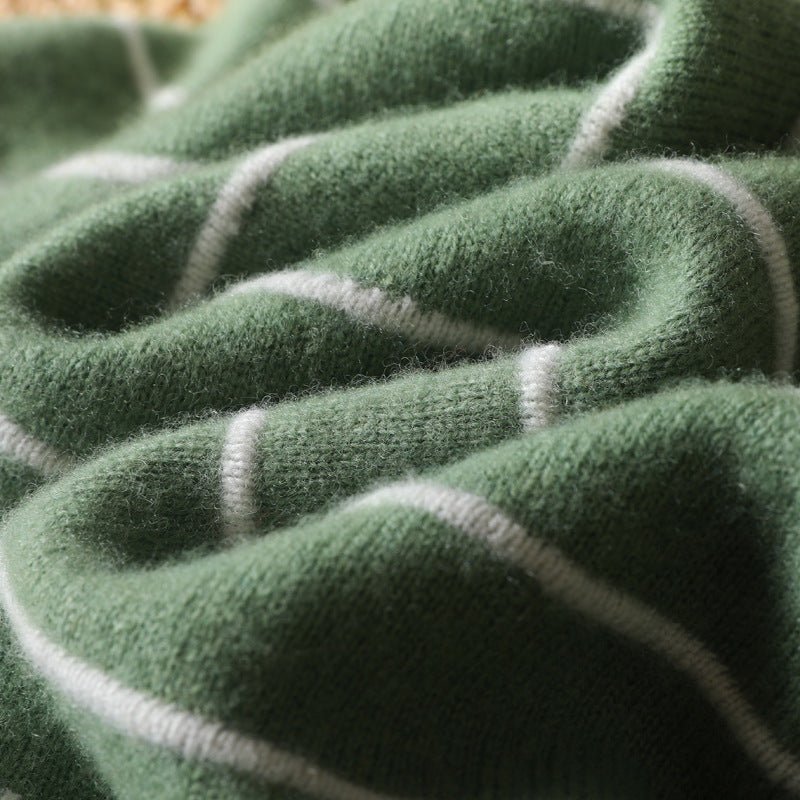 Greger | Herr klassisk randig crewneck sweater