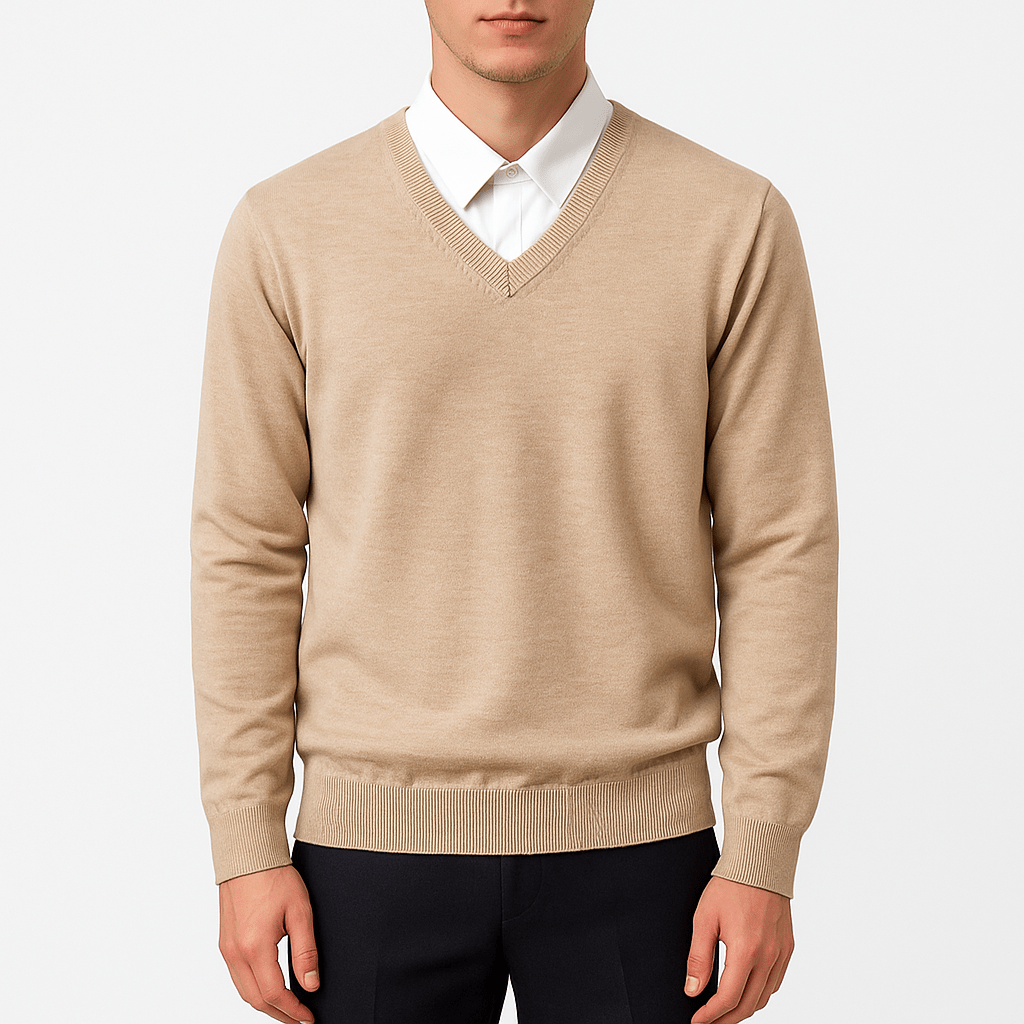 Kalle | Elegant v-ringad sweater