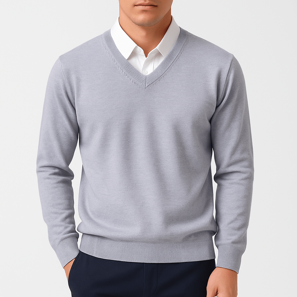 Kalle | Elegant v-ringad sweater