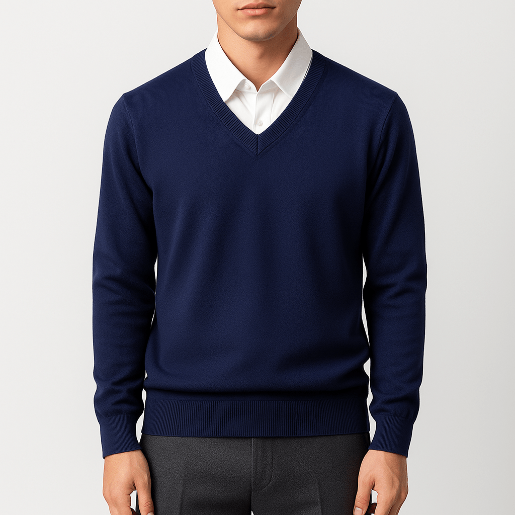 Kalle | Elegant v-ringad sweater