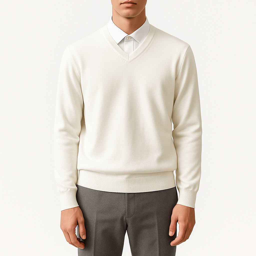 Kalle | Elegant v-ringad sweater