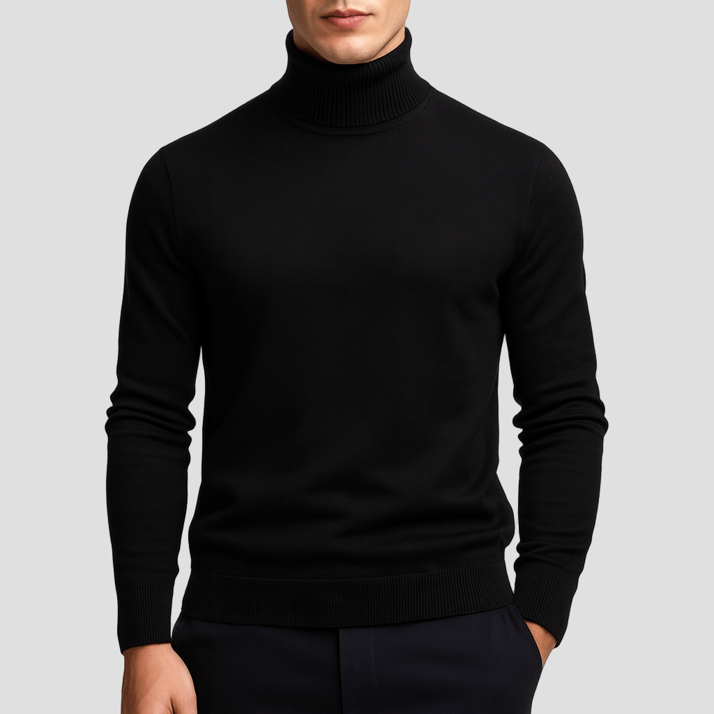 Bengt | Enfärgad turtleneck sweater