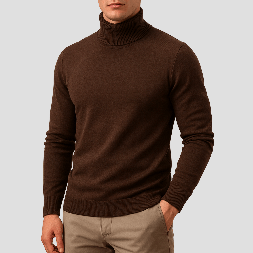 Bengt | Enfärgad turtleneck sweater