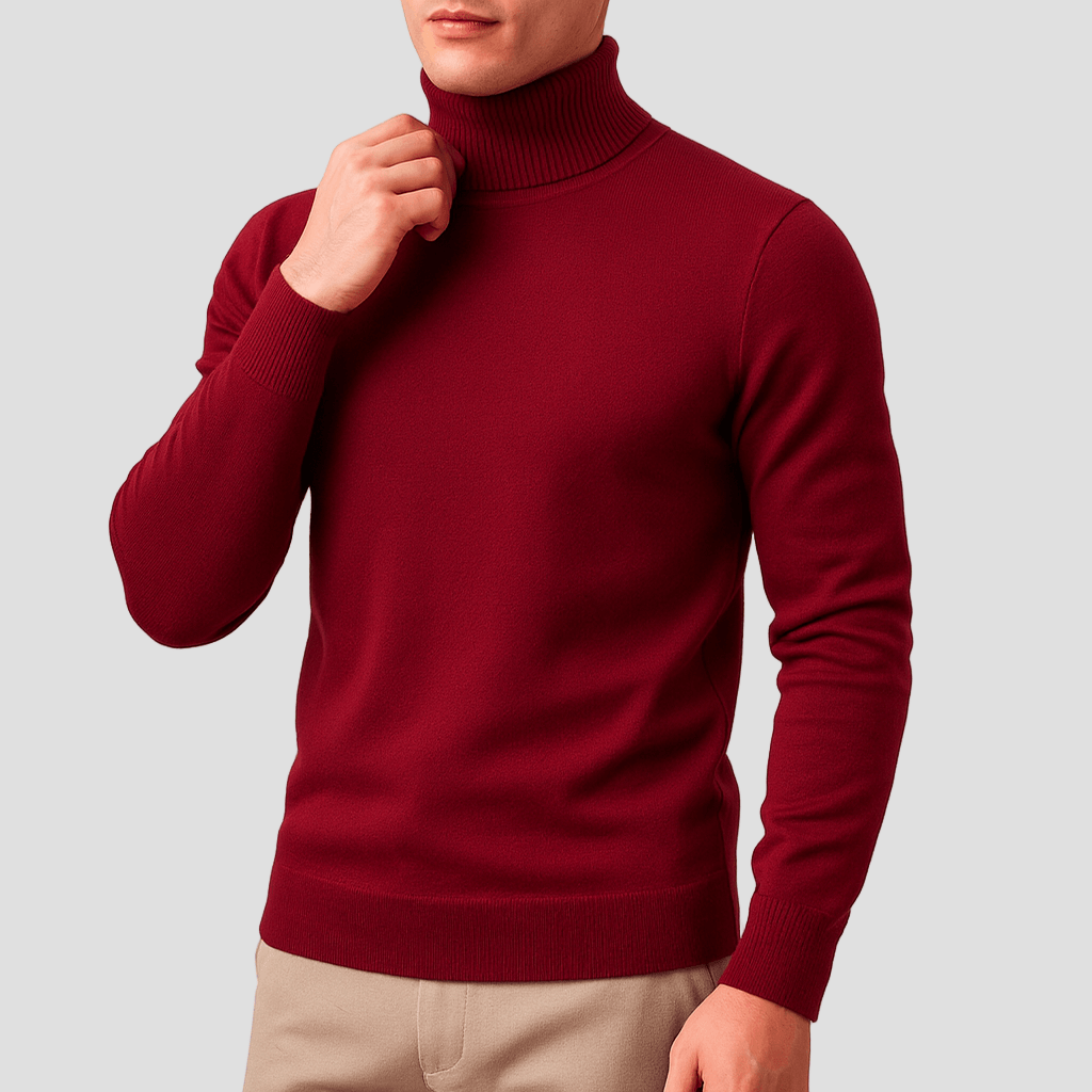 Bengt | Enfärgad turtleneck sweater