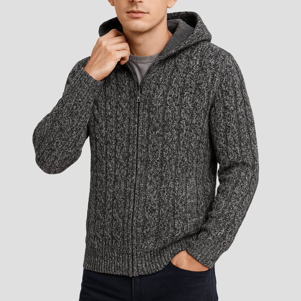 Gavin | Mysig ullhuva sweater