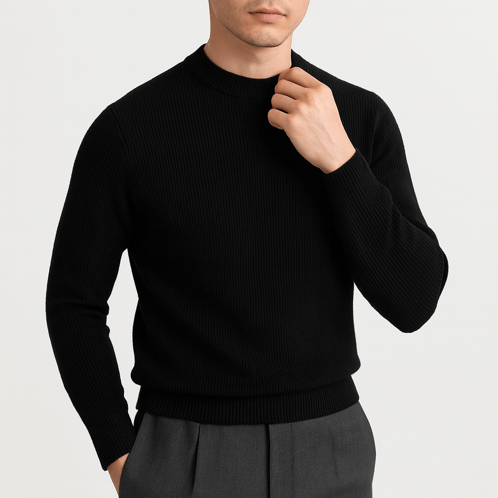 Kalle | Ribbad ullsweater