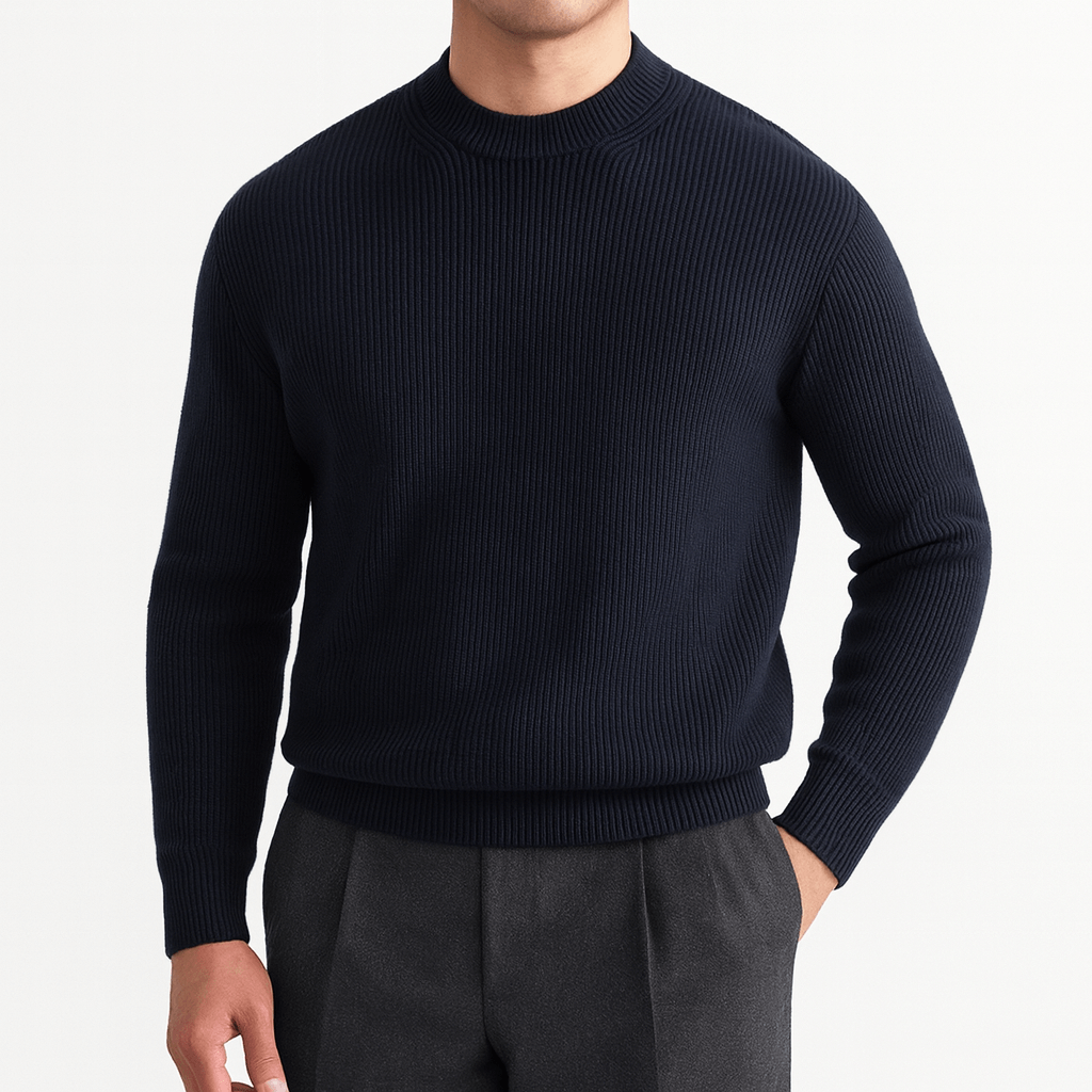 Kalle | Ribbad ullsweater
