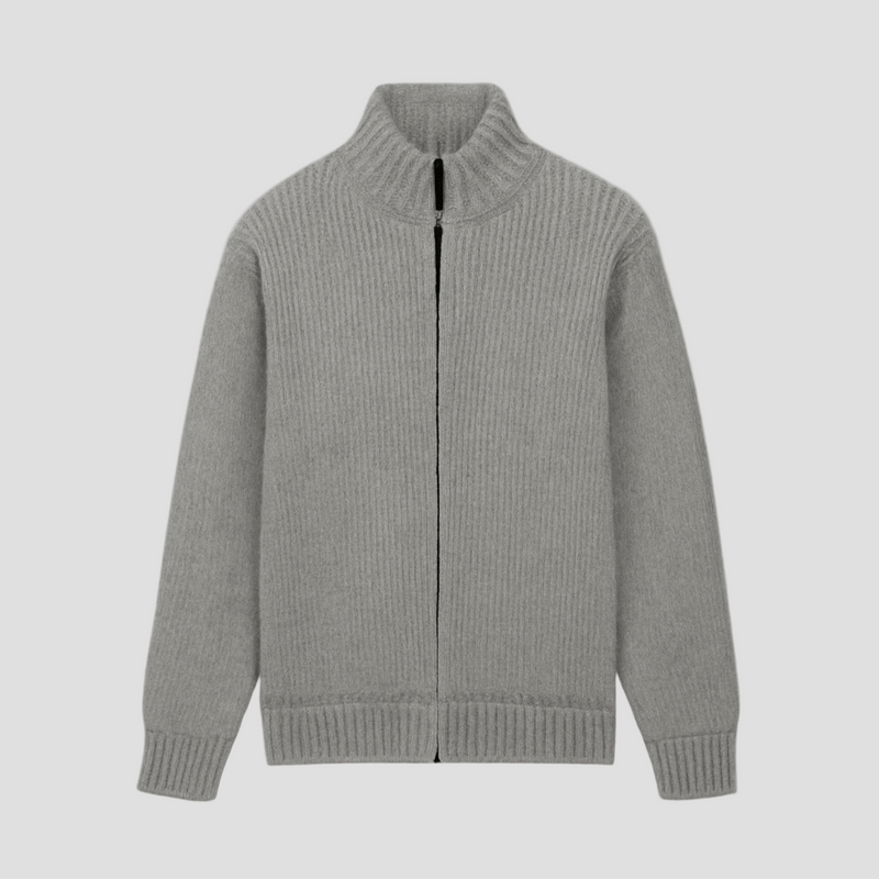 Liam | Vintage enfärgad turtleneck cardigan