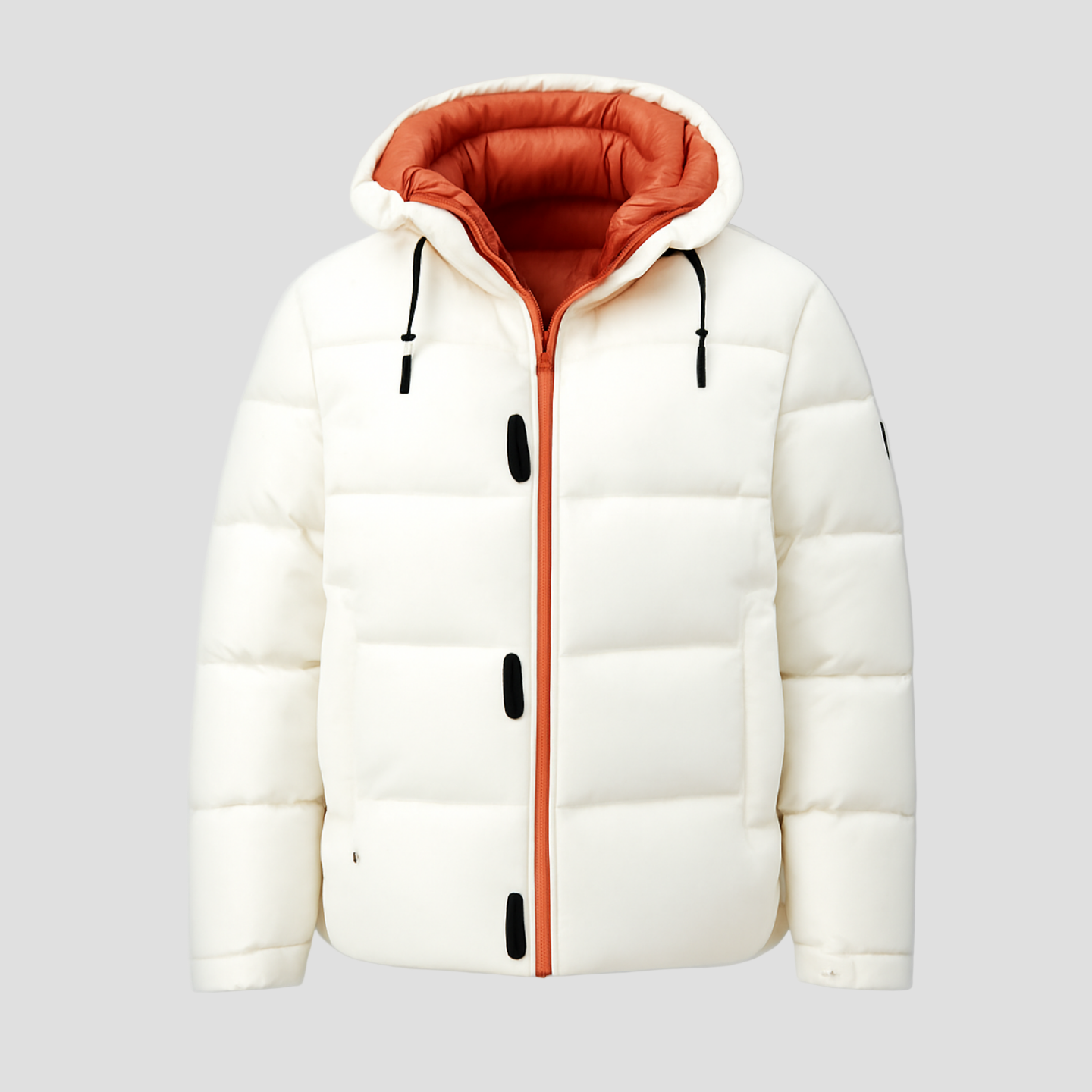 Albin | Dun Vinterjacka med Huva och Vattenavvisande Material