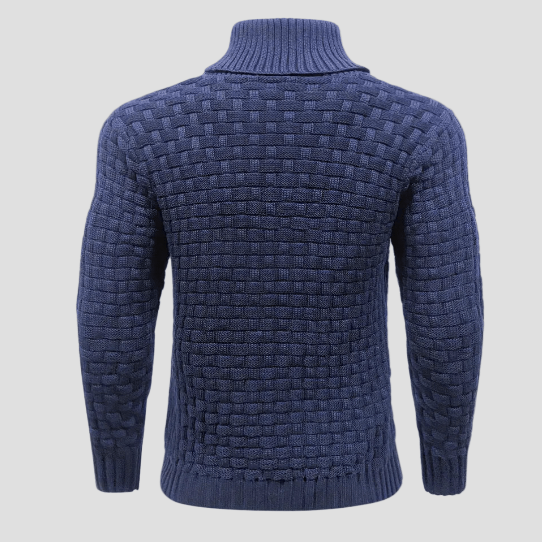 Simon | Essentiell mjuk stickad sweater för män