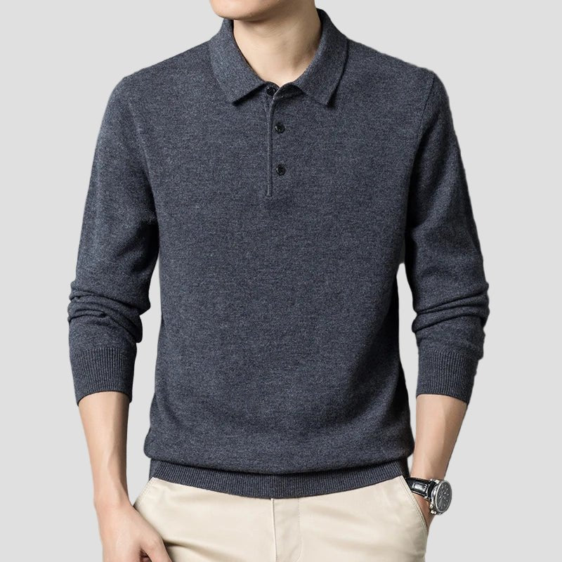 Blasius | Högkvalitativ herrpolo sweater