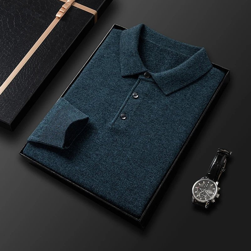 Blasius | Högkvalitativ herrpolo sweater