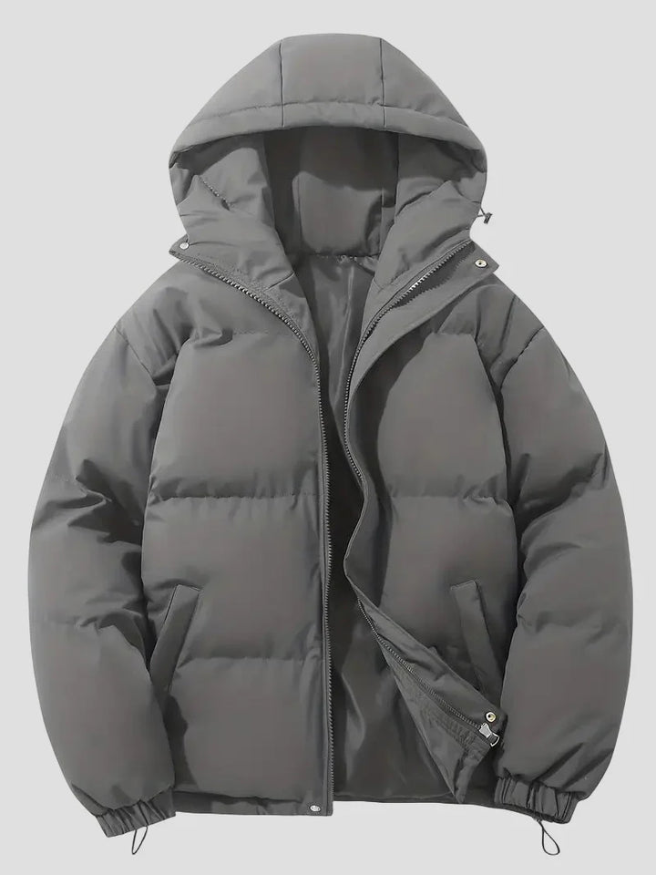 Viktor | Quiltad Puffer Vinterjacka med Huva