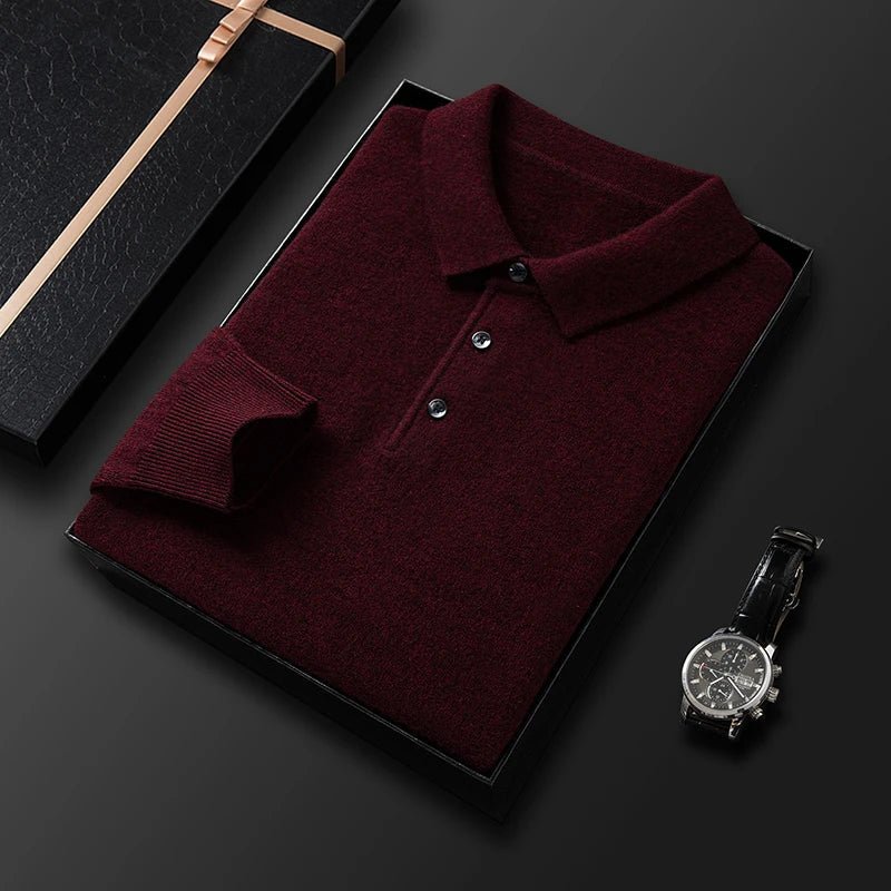 Blasius | Högkvalitativ herrpolo sweater