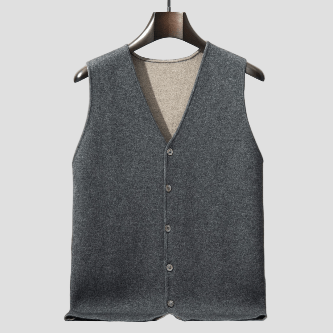 Oscar | Klassisk Button-Front Kashmir Cardigan