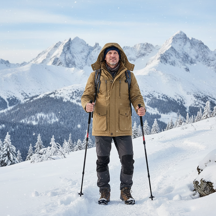 Lukas | Strukturerad Vattenresistent Utility Vinterjacka