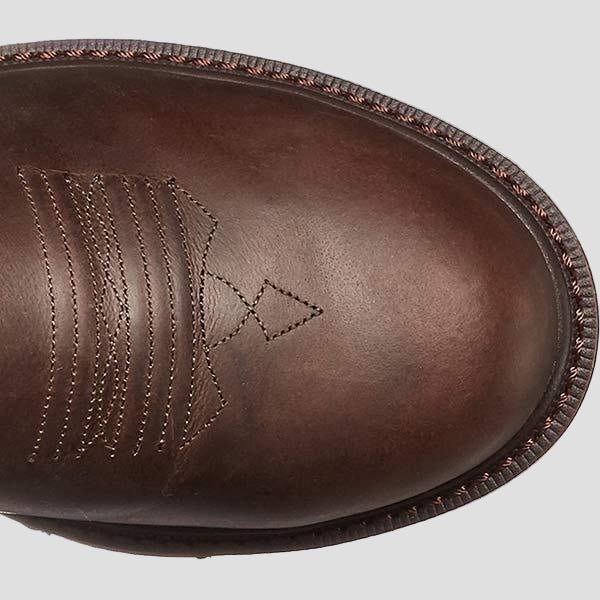 Rikard |  läder cowboy stövlar för män